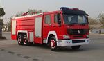 豪濼后雙橋泡沫消防車(chē)(12.3T)
